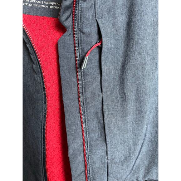 Oobe Chick-Fil-A | Team Style Zippered Jacket Blue with Red Lining Size Med - Picture 5 of 7